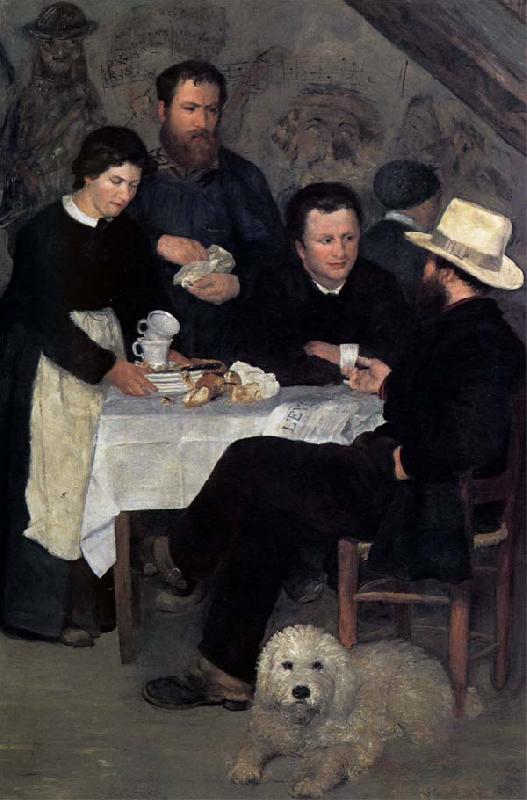 Pierre Auguste Renoir At the Inn of Mother Anthony oil painting image